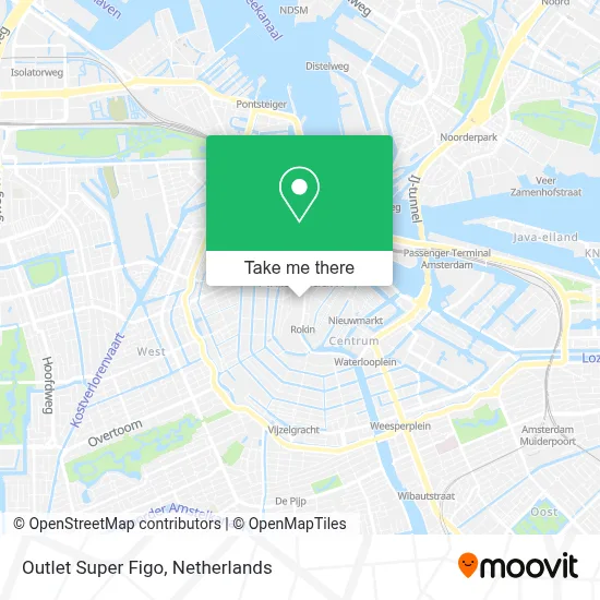 Outlet Super Figo map