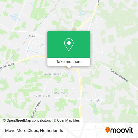 Move More Clubs map