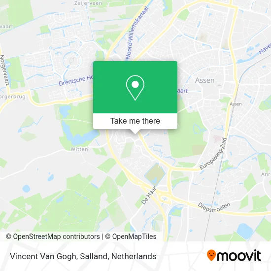 Vincent Van Gogh, Salland map