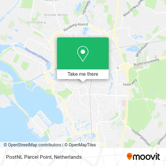 Postnl Pakketpunt map