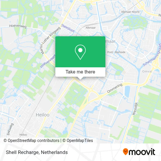 Shell Recharge map