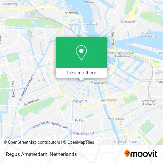 Regus Amsterdam map