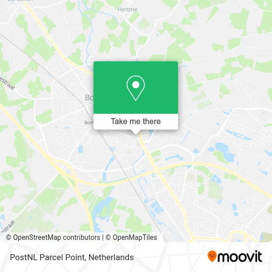 Postnl Pakketpunt map
