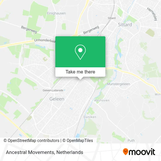 Ancestral Movements map