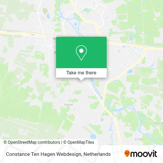 Constance Ten Hagen Webdesign map