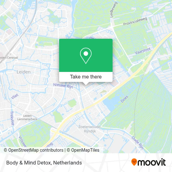 Body & Mind Detox map