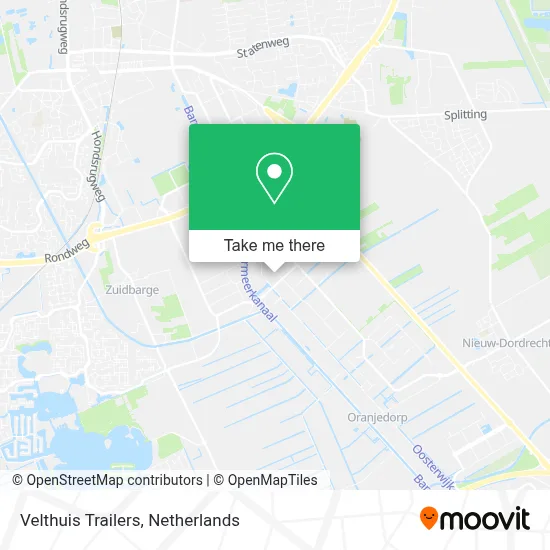 Velthuis Trailers map