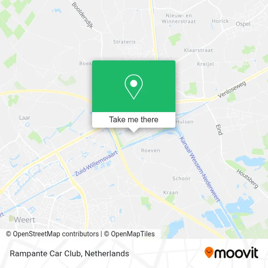 Rampante Car Club map