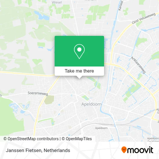 Janssen Fietsen map