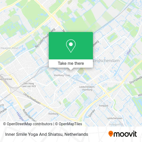 Inner Smile Yoga And Shiatsu map