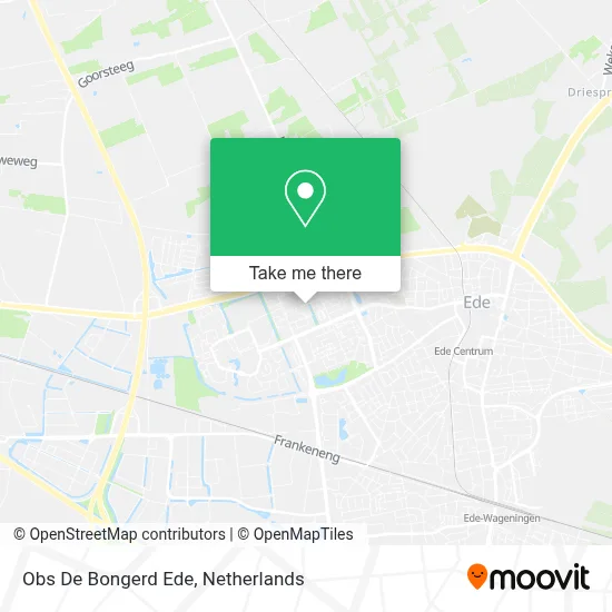 Obs De Bongerd Ede map