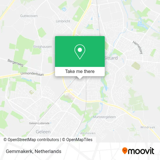 Gemmakerk map