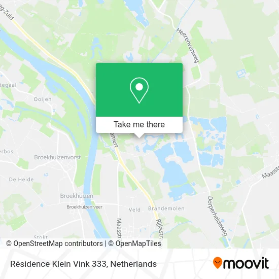 Résidence Klein Vink 333 map
