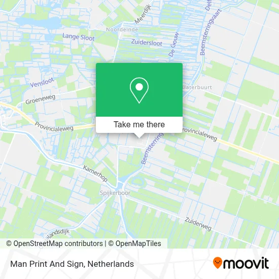 Man Print And Sign map