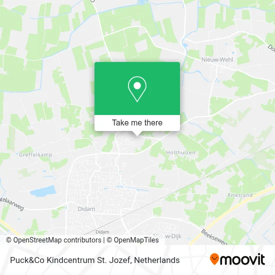 Puck&Co Kindcentrum St. Jozef map