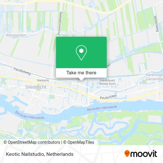 Keotic Nailstudio map