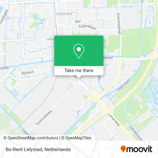 Bo-Rent Lelystad map