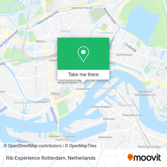 Rib-Experience Rotterdam map