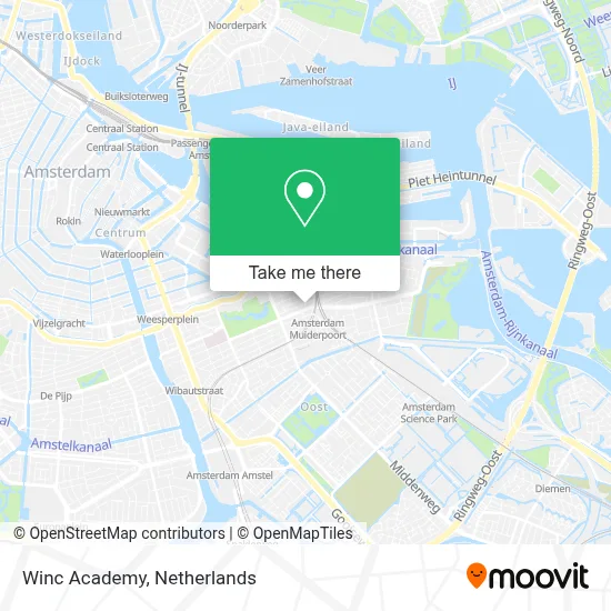 Winc Academy map