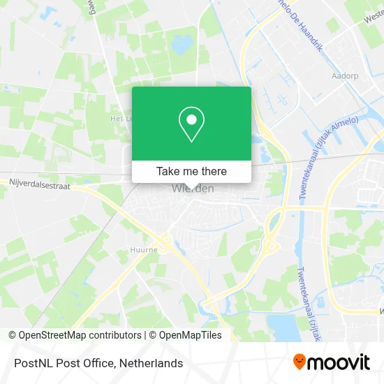 Postnl Postkantoor map