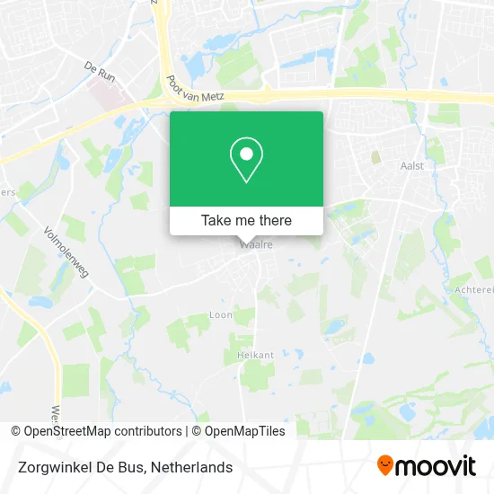 Zorgwinkel De Bus map