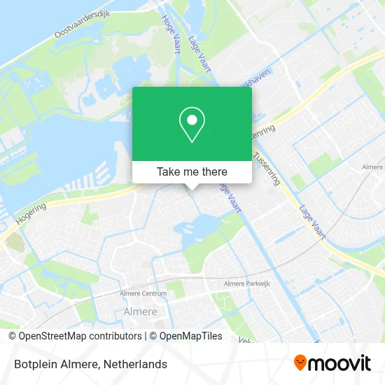 Botplein Almere map