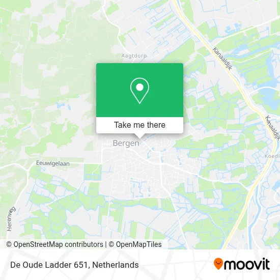 De Oude Ladder 651 map