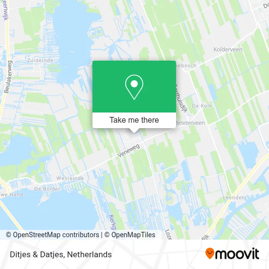 Ditjes & Datjes map