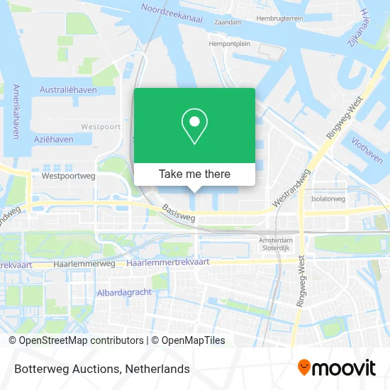 Botterweg Auctions map