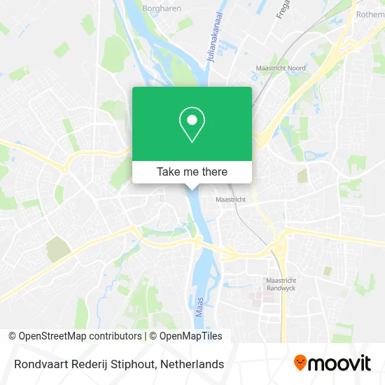 Rondvaart Rederij Stiphout map