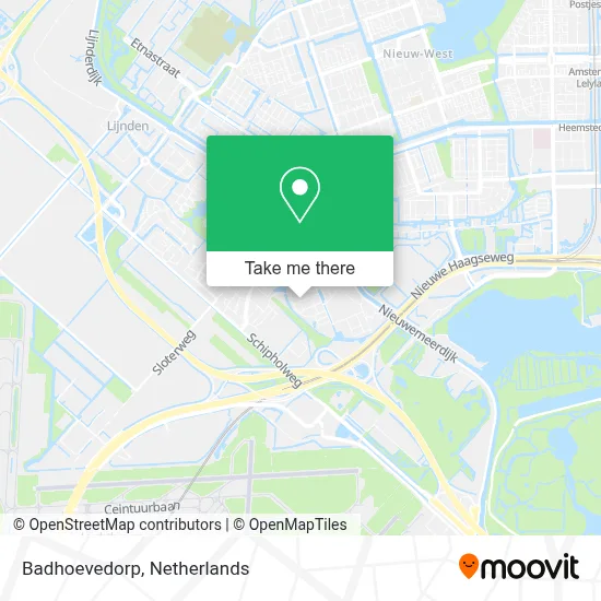 Badhoevedorp map