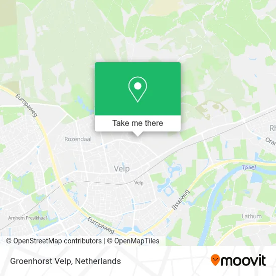 Groenhorst Velp map