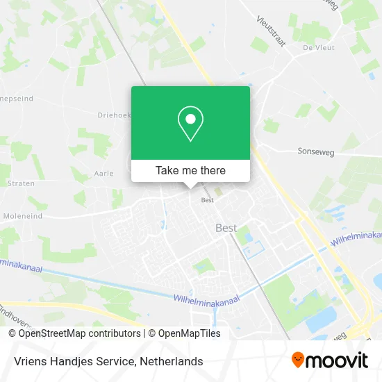 Vriens Handjes Service map