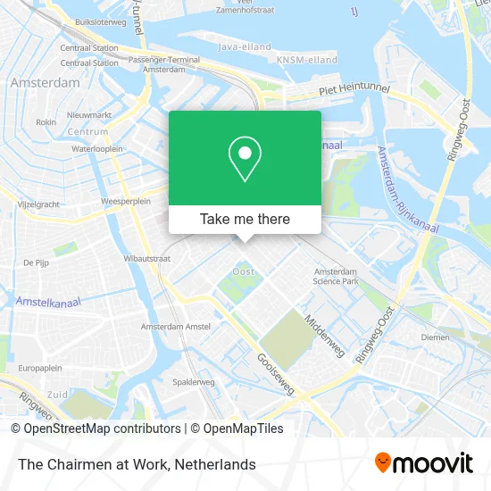 The Chairmen at Work map