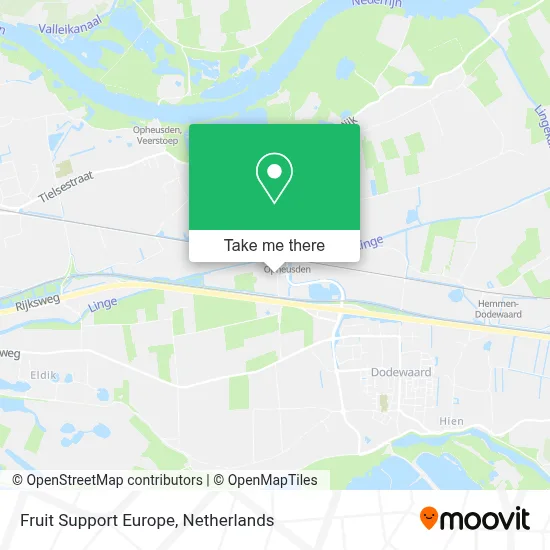 Fruit Support Europe map
