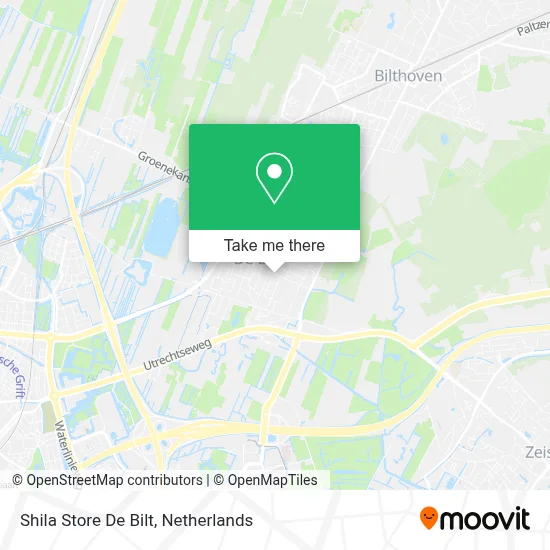 Shila Store De Bilt map