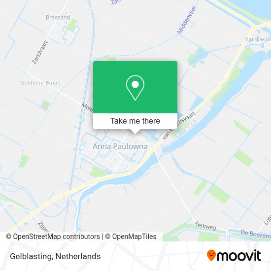 Gelblasting map