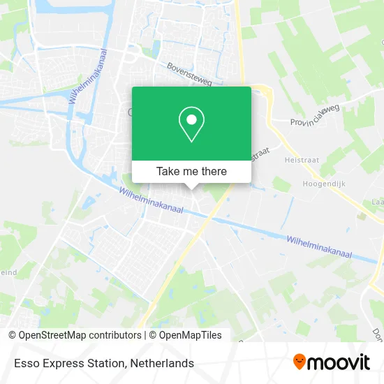 Esso Express Station map