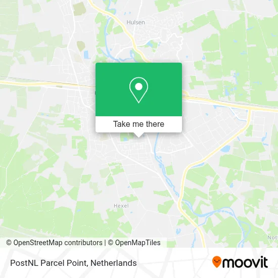 Postnl Pakketpunt map