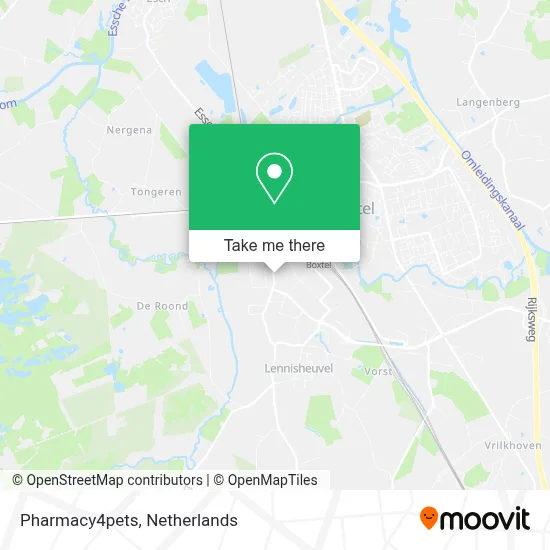 Pharmacy4pets map