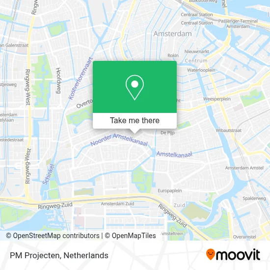 PM Projecten map