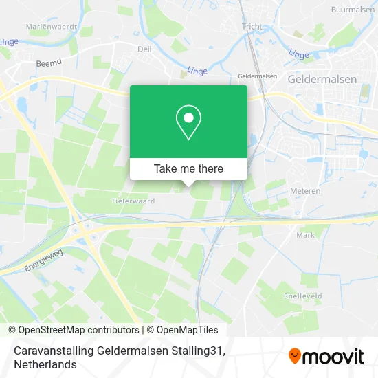 Caravanstalling Geldermalsen Stalling31 map