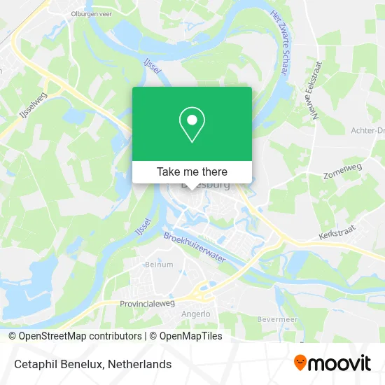 Cetaphil Benelux map