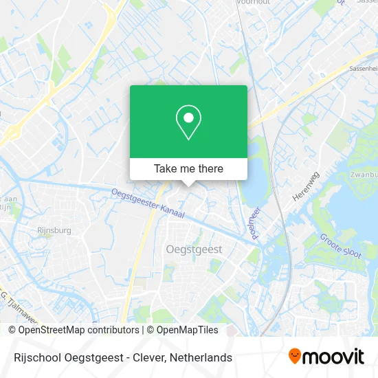 Rijschool Oegstgeest - Clever map