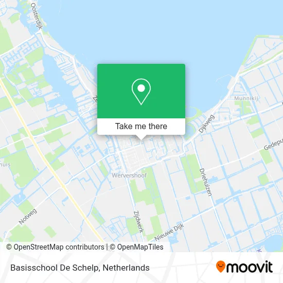 Basisschool De Schelp map