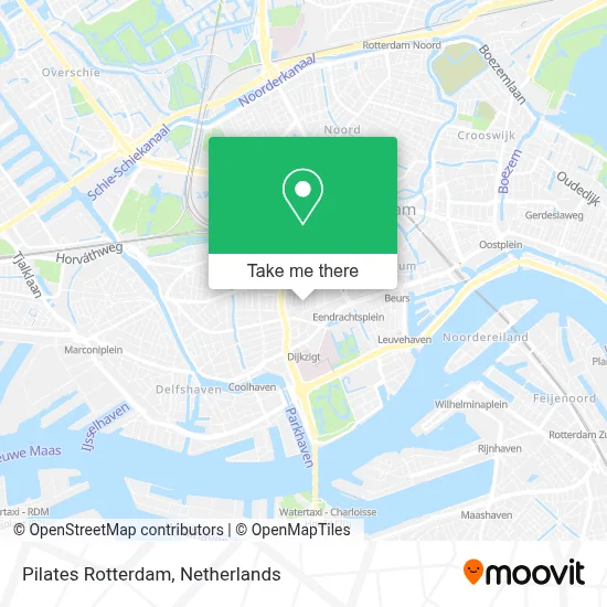 Pilates Rotterdam map