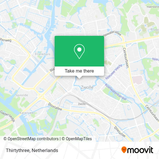 Thirtythree map