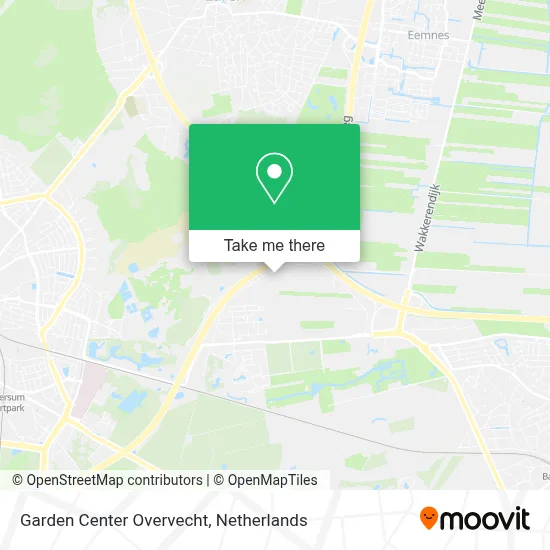 Garden Center Overvecht map