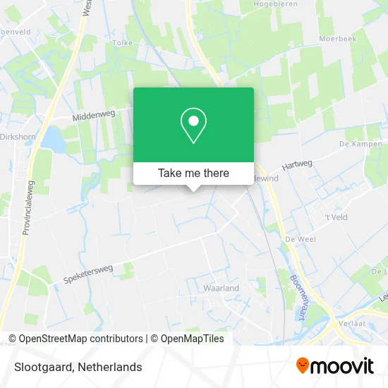 Slootgaard map