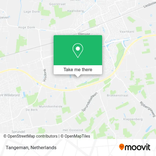 Tangeman map